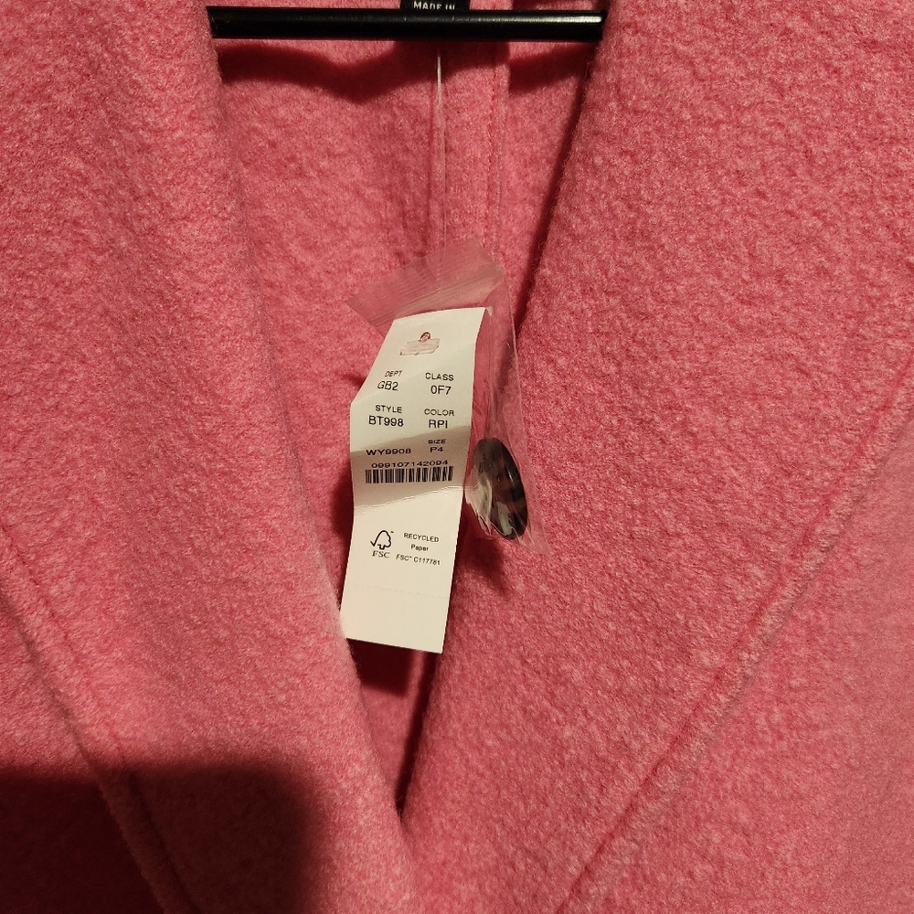 J.Crew Daphne Boiled Wool Coat NEW 4P Topcoat Business Barbie Travel - Picture 9 of 16